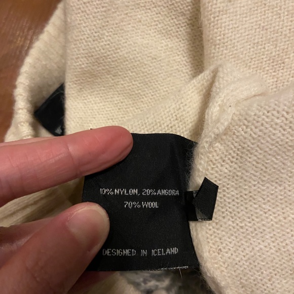 Icelandic Wool Zip-Up Sweater Size M - Picture 3 of 3